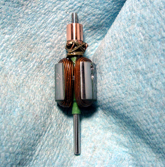 John Havlicek 24# Single wound on a Bugenis Stack and using a Bugenis Commutator.<br />Photo courtesy of SlotBlog