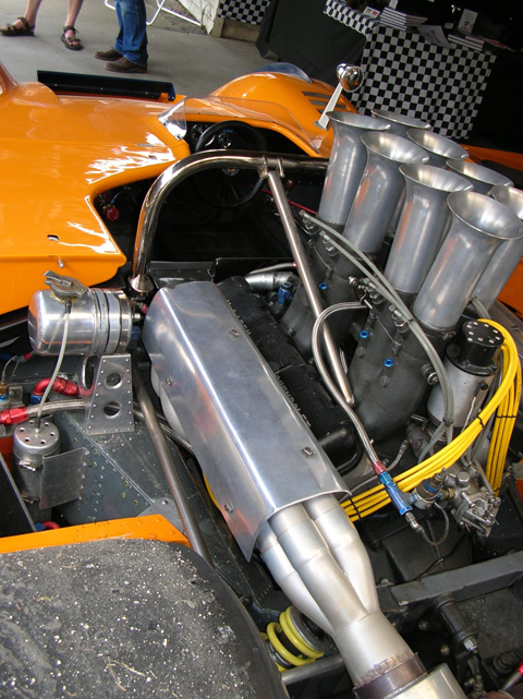 McLaren M12 engine bay