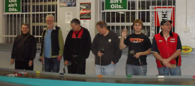 1/24th CanAm heat 2 drivers;<br />Dale, Mark, James, Bevan, Cody and Troy